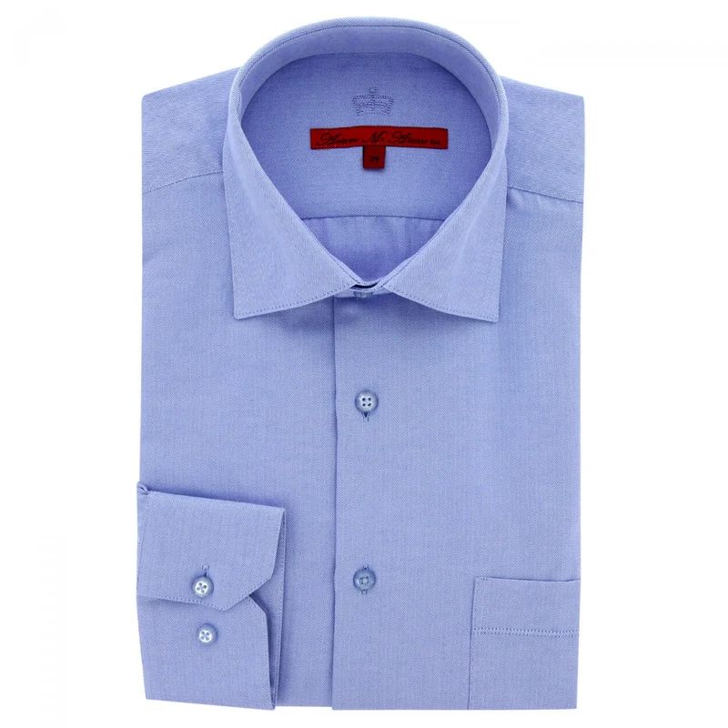 Chemise homme tissu chevron coupe droite CLARON Andrew Mac Allister