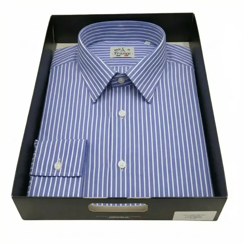 Chemise française rayée