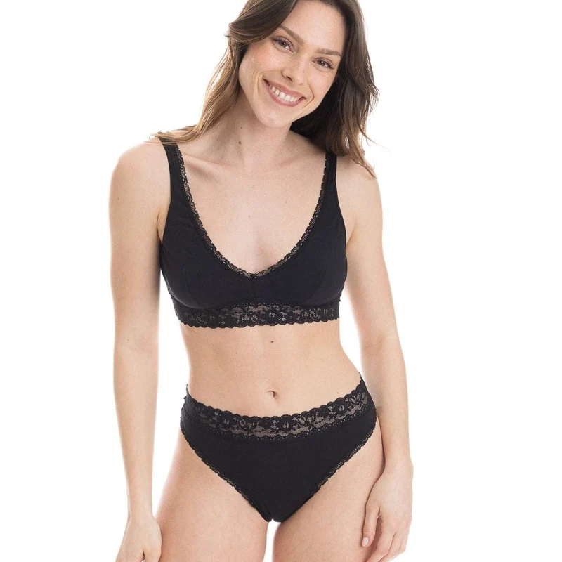 String dentelle noir