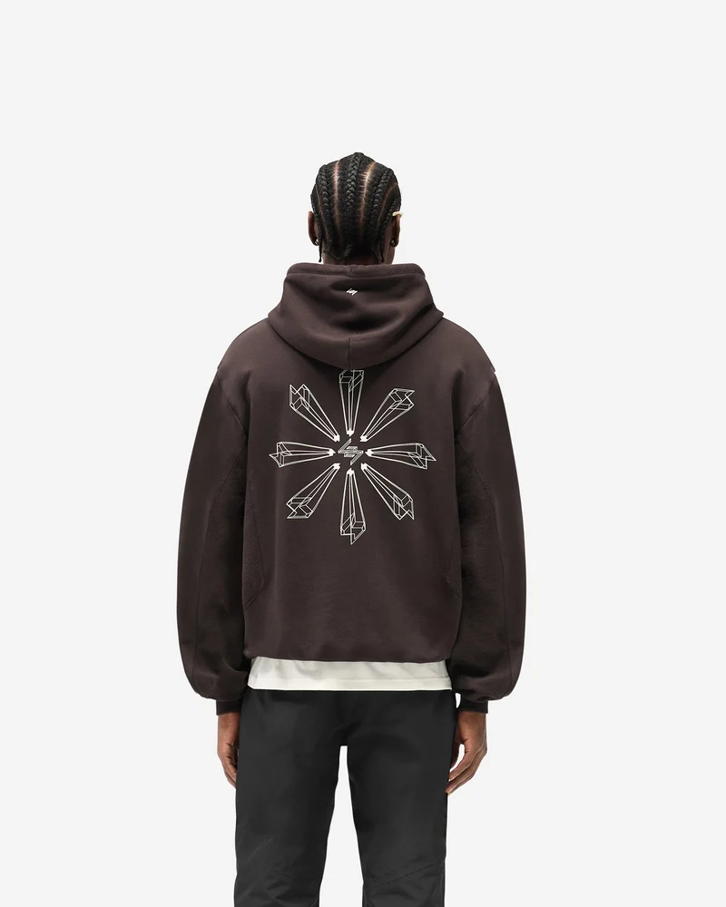 247 Uprising Oversized Hoodie - Chocolate