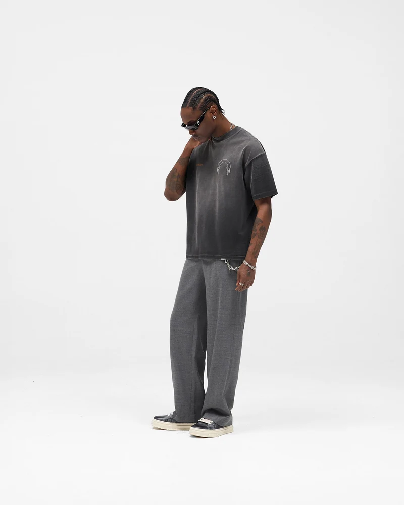 Wool Pant - Grey