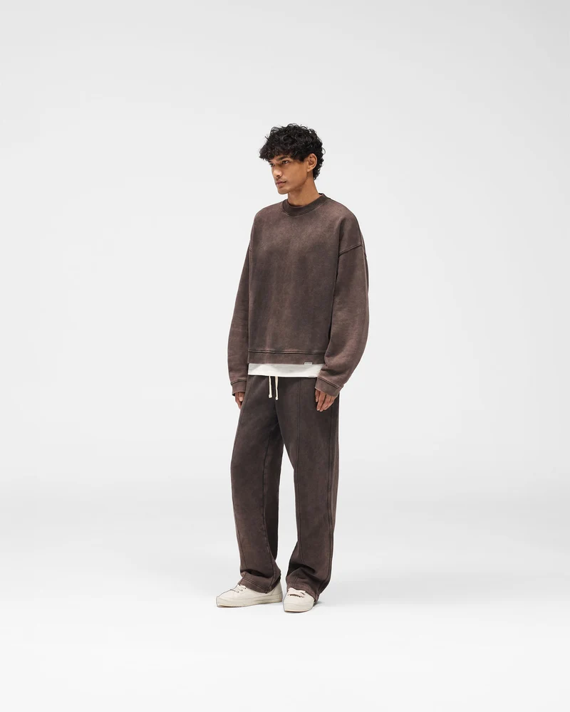 Initial Boxy Sweater - Coffee