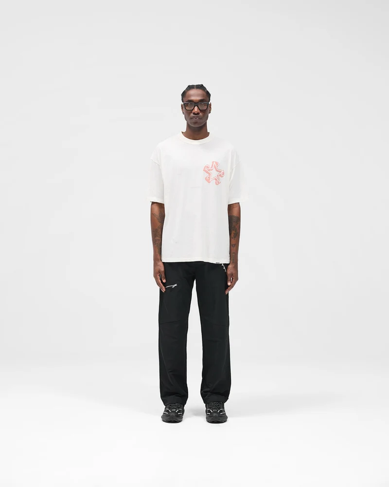 Initial Star T-Shirt - Flat White