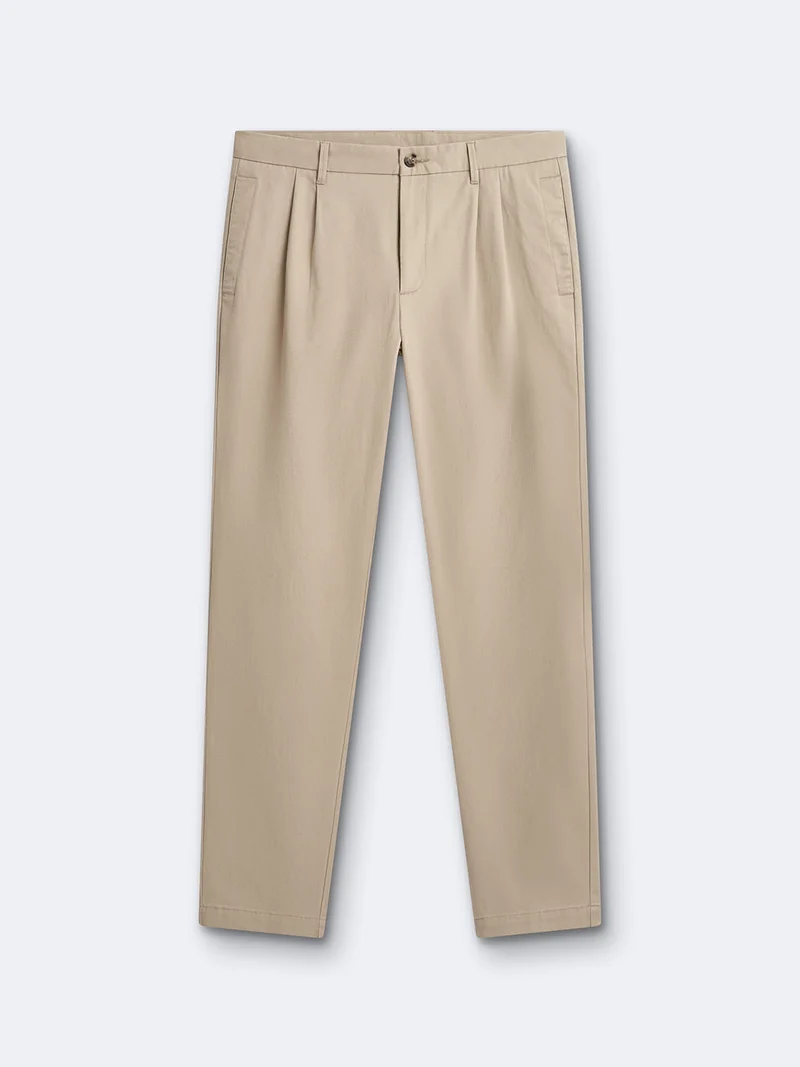 Slack regular en coton