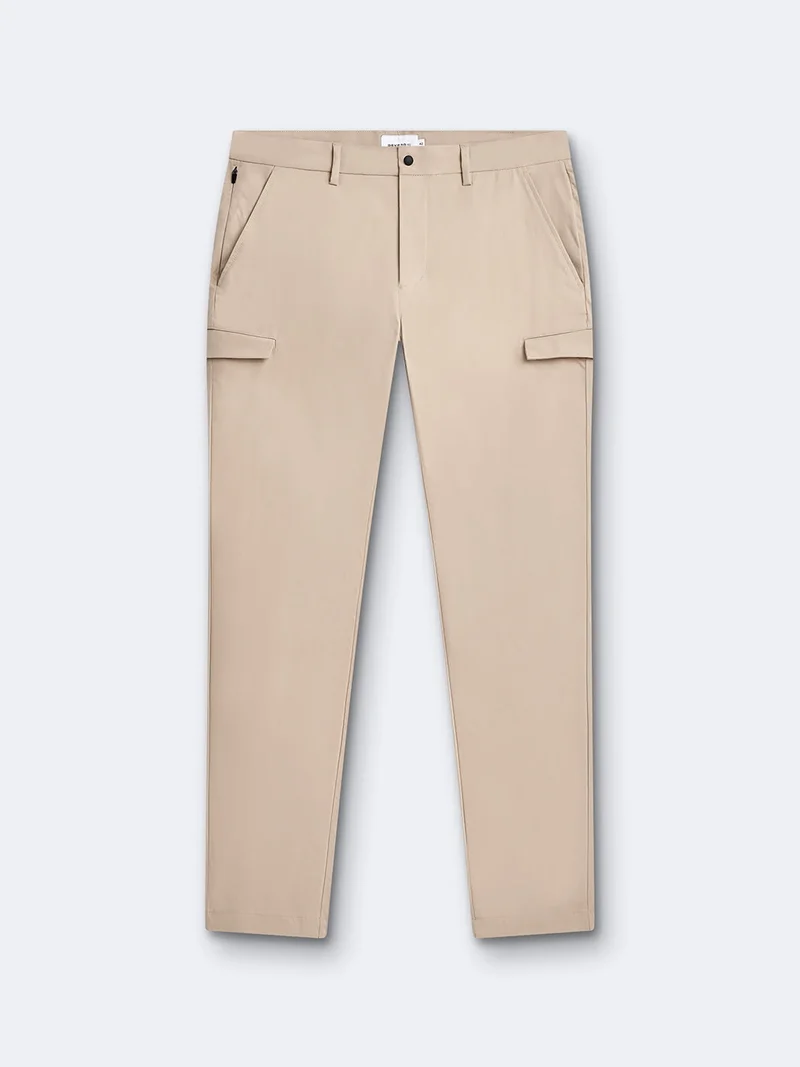 Slack regular en polyester mélangé