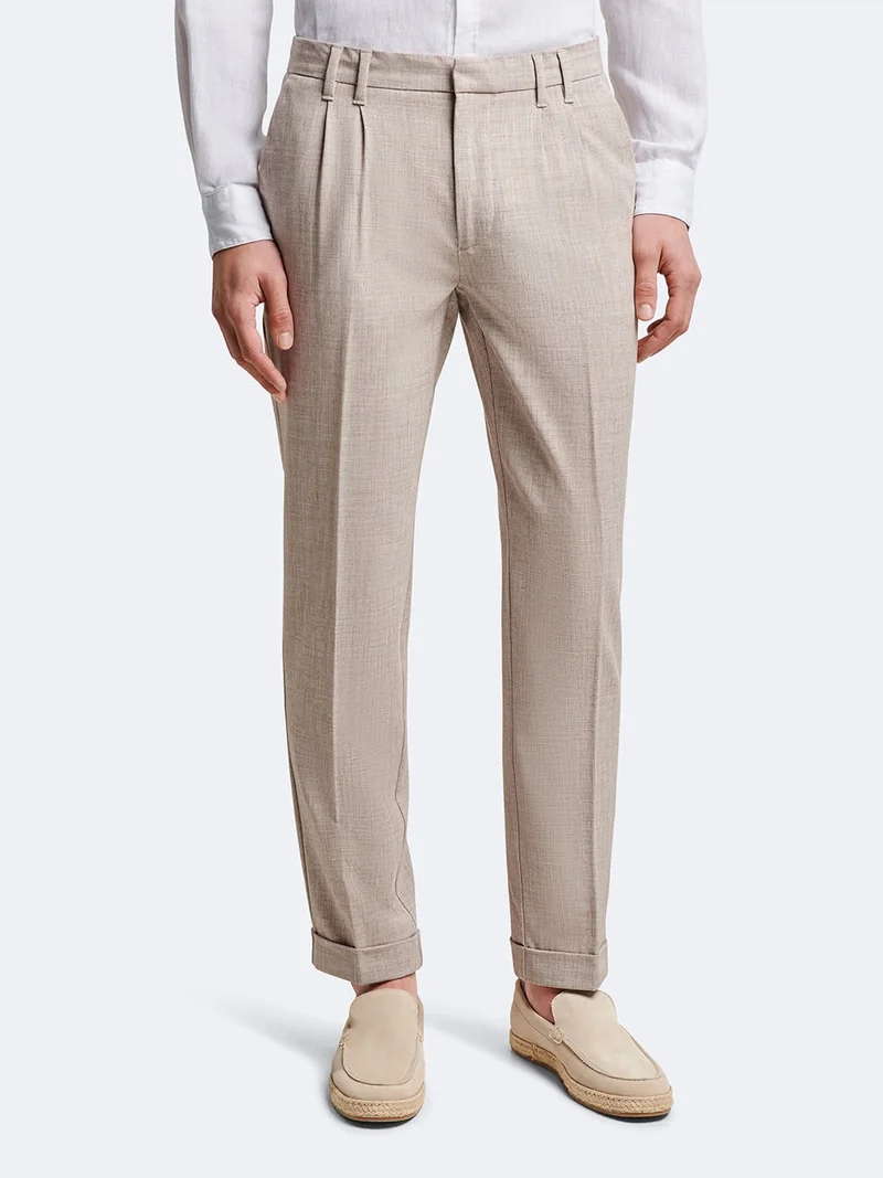 Slack slim à pinces faux uni