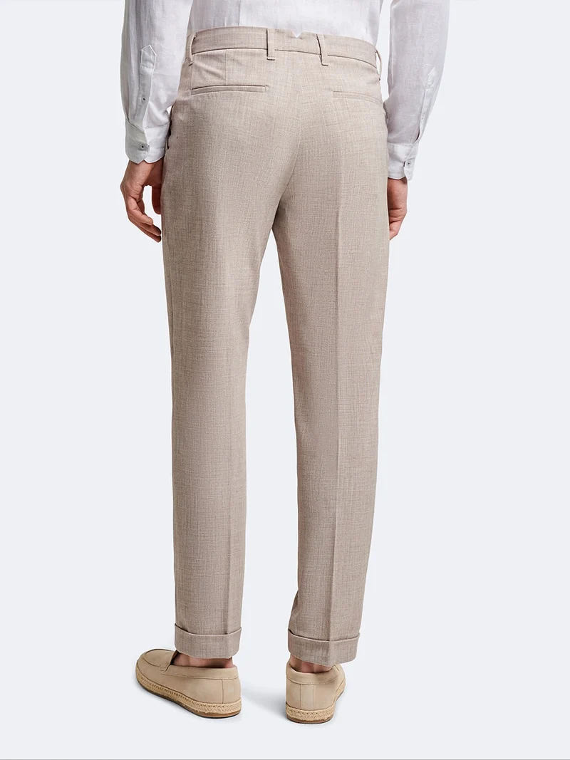 Slack slim à pinces faux uni