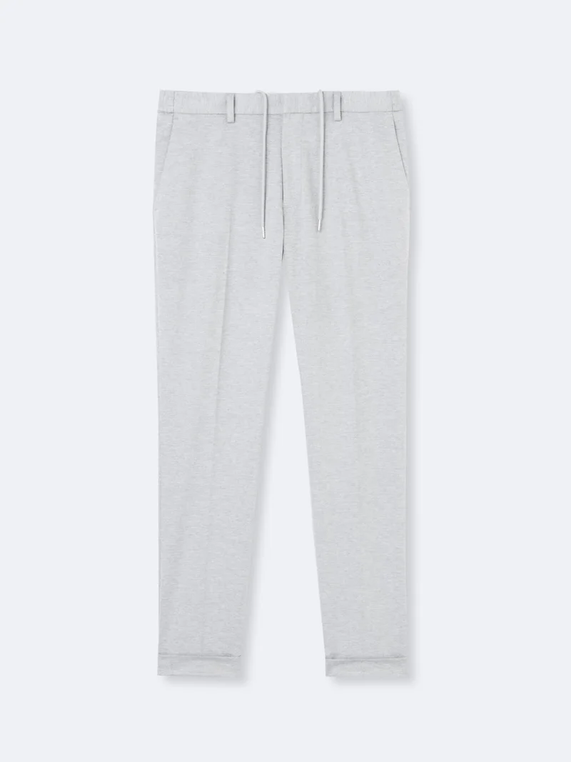 Slack faux-uni taille semi-élastiquée