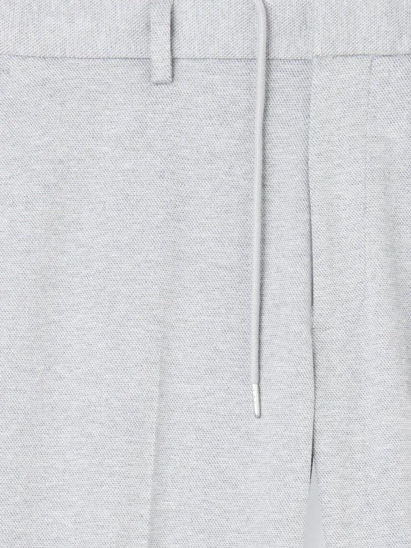 Slack faux-uni taille semi-élastiquée