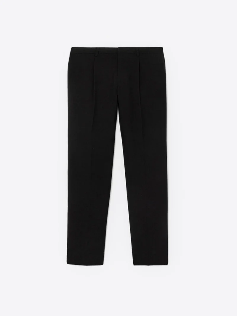 Slack chiné taille semi-élastiquée
