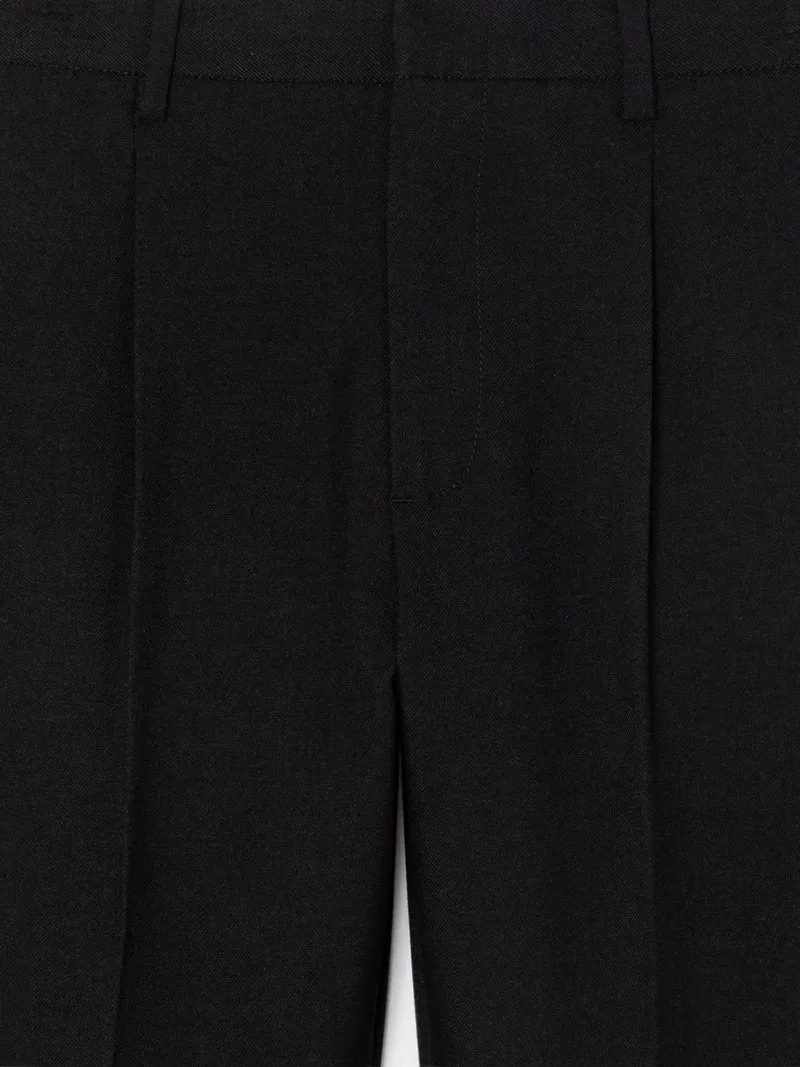 Slack chiné taille semi-élastiquée