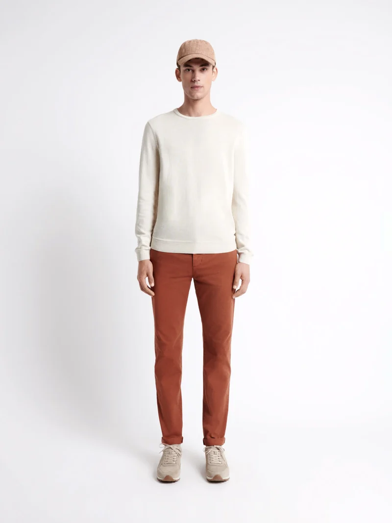 Slack slim en coton bio