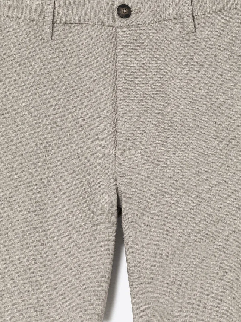 Slack chiné 100% polyester recyclé