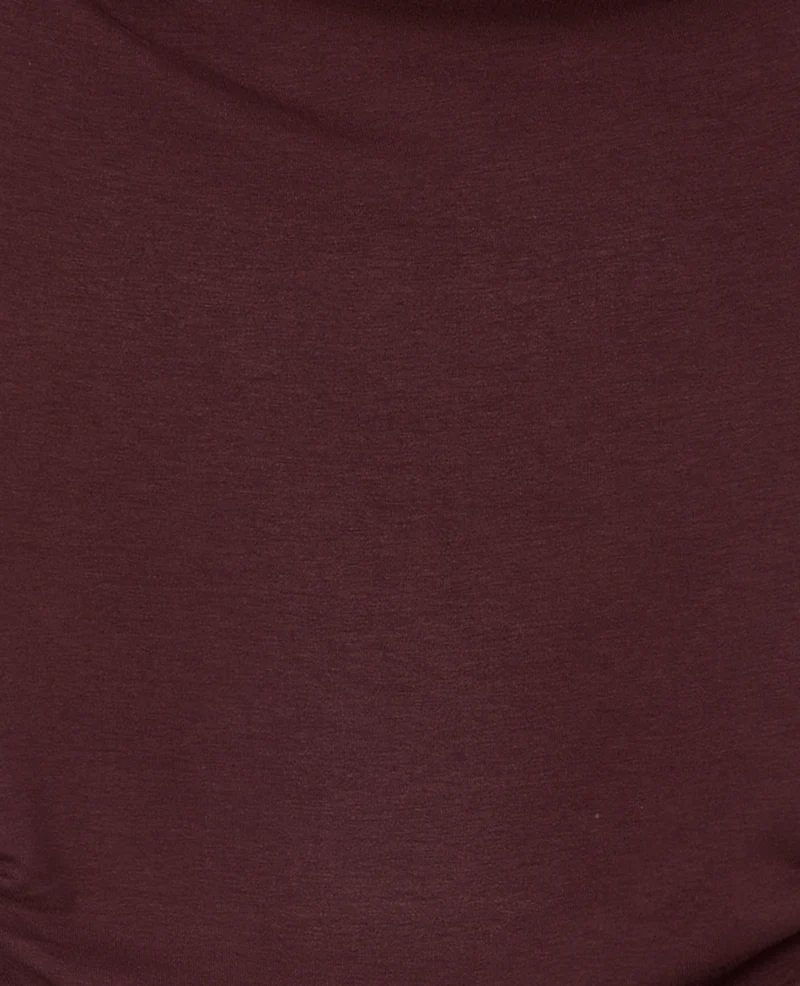 T-shirt encolure asymétrique et drapée