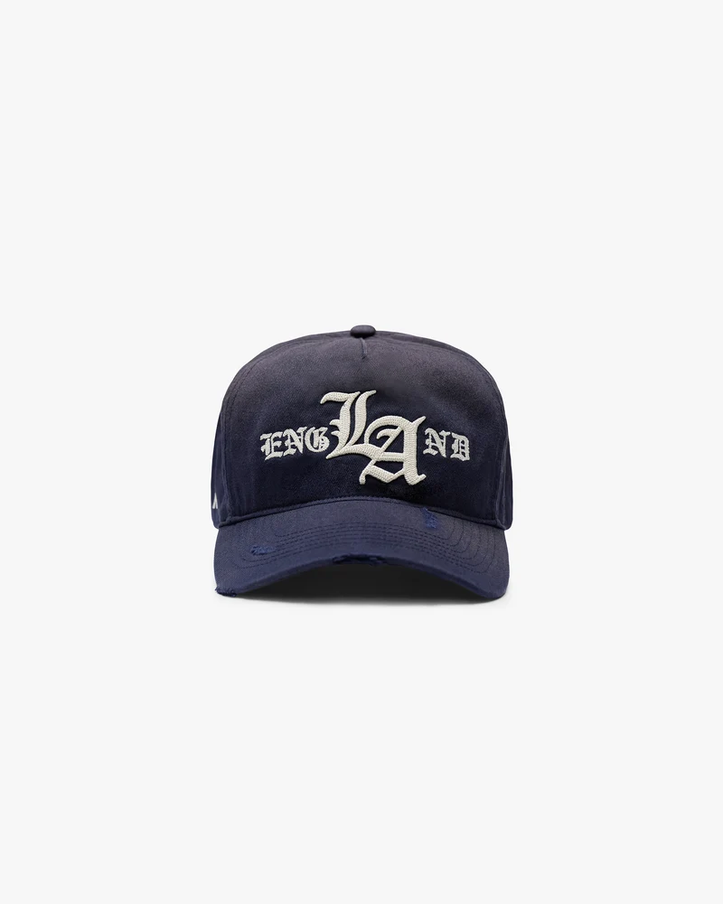 Represent X 47 EngLAnd Old English Cap - Washed Navy