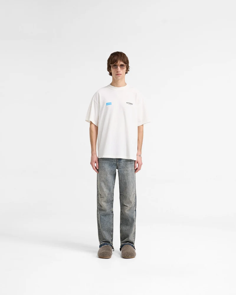 Represent X Oasis Owners Club T-Shirt - Flat White
