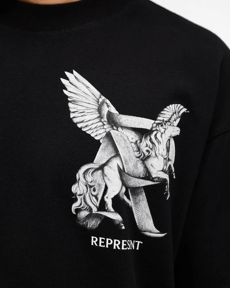 Elegance In Motion T-Shirt - Jet Black