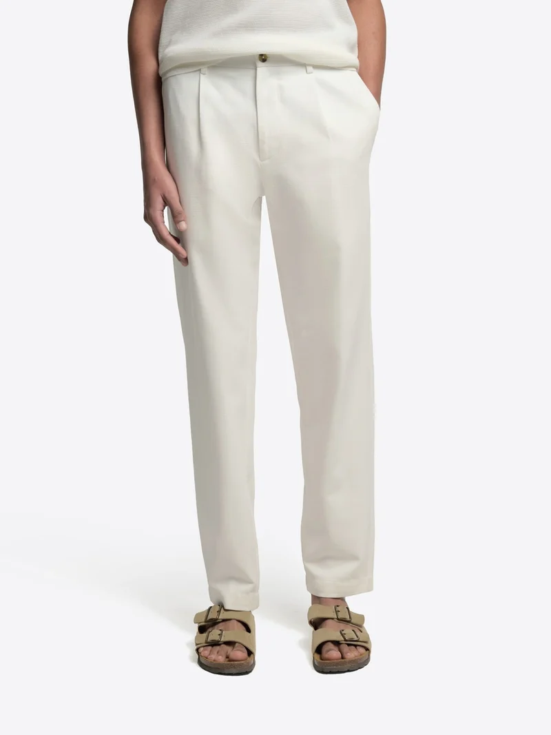 Chino regular en coton lyocell
