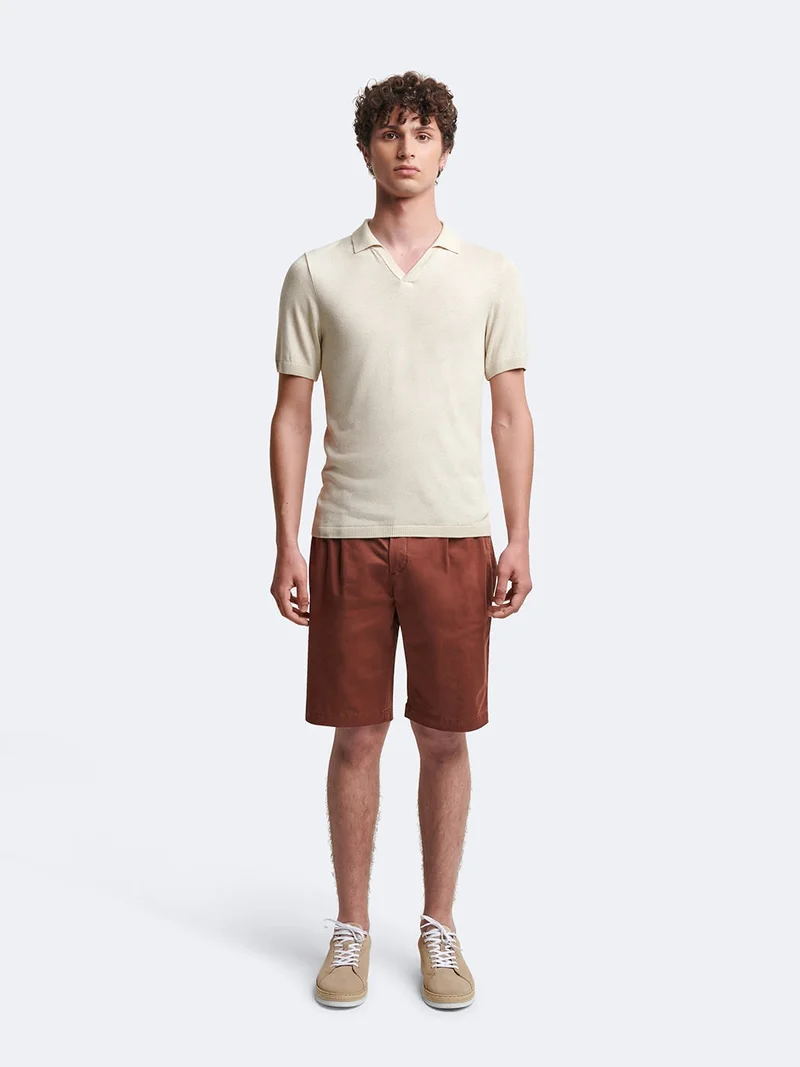 Bermuda regular en coton