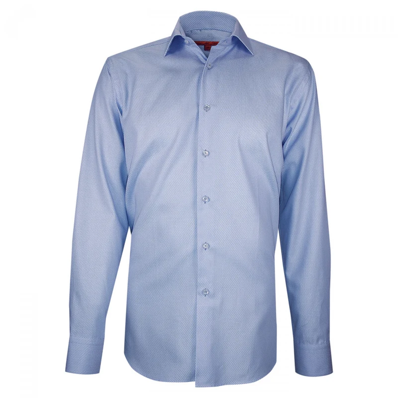 Chemise homme tissu armuré coupe droite WOLKY Andrew Mac Allister
