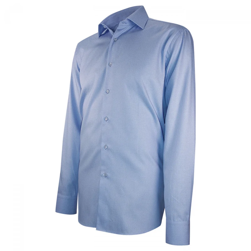 Chemise homme tissu armuré coupe droite WOLKY Andrew Mac Allister
