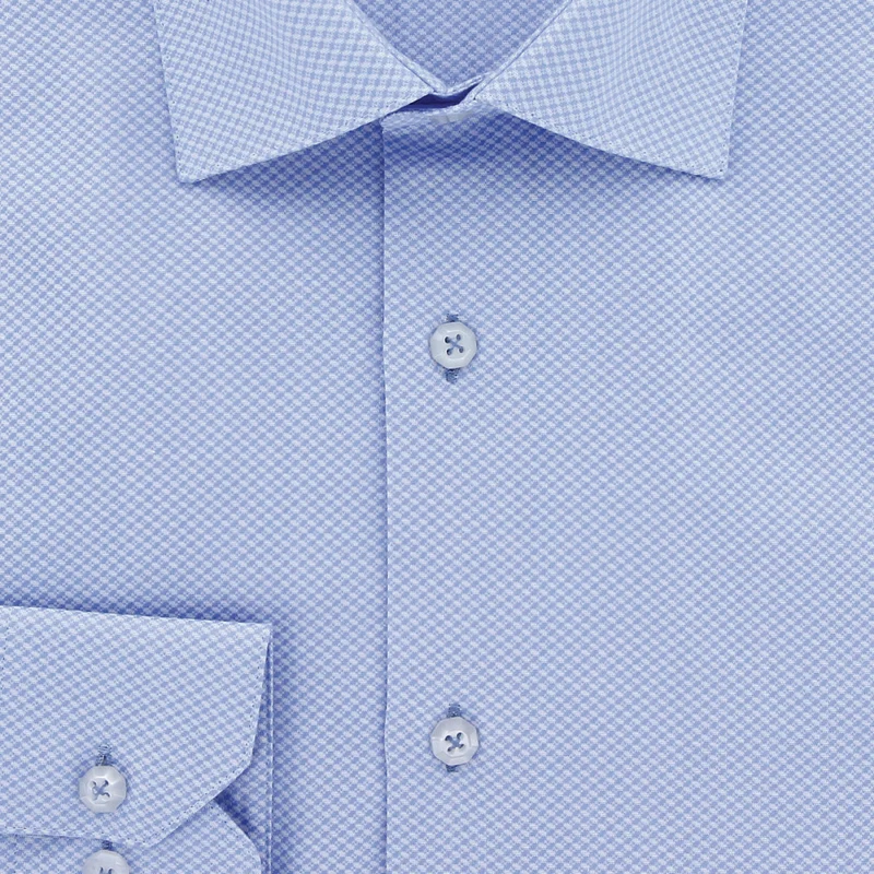 Chemise homme tissu armuré coupe droite WOLKY Andrew Mac Allister