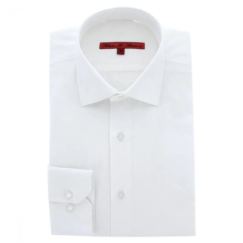 Chemise homme tissu armuré coupe droite WOLKY Andrew Mac Allister