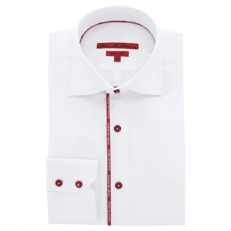 Chemise homme unie coupe cintrée ANDY Andrew Mac Allister