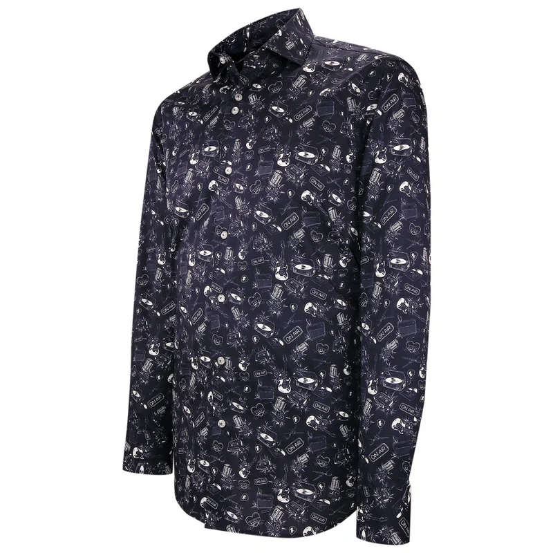 Chemise homme tissu imprimé coupe cintrée ZIK Emporio balzani