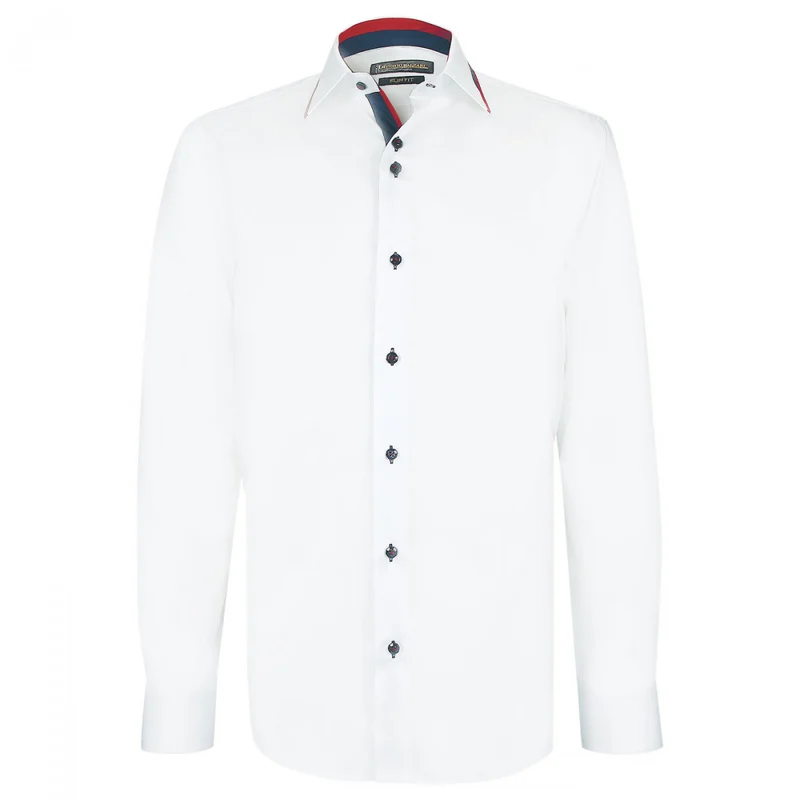 Chemise homme mode col tricolore coupe cintrée GRAFIK Emporio balzani