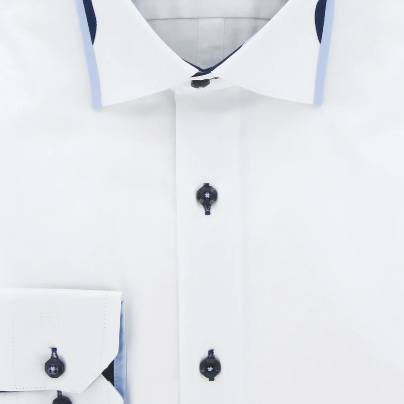 Chemise homme mode col tricolore coupe cintrée GRAFIK Emporio balzani