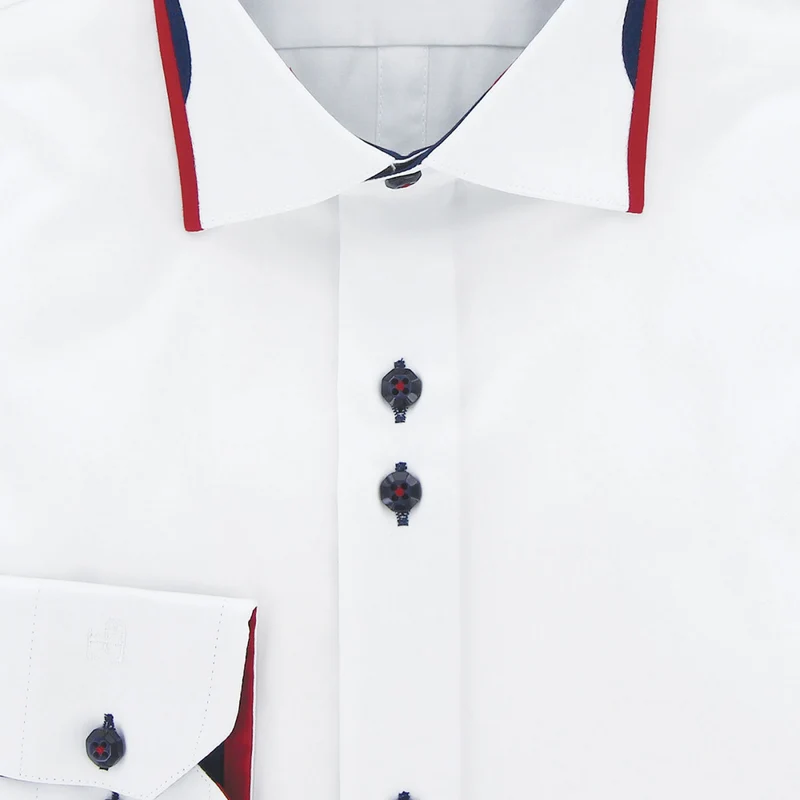 Chemise homme mode col tricolore coupe cintrée GRAFIK Emporio balzani