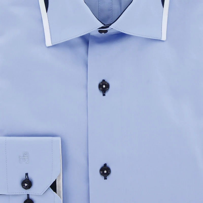 Chemise homme mode col tricolore coupe cintrée GRAFIK Emporio balzani