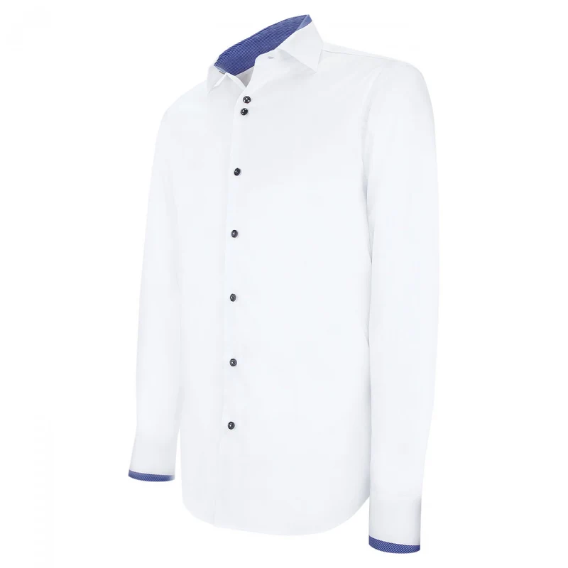 Chemise homme col bicolore coupe cintrée LINDO Emporio balzani