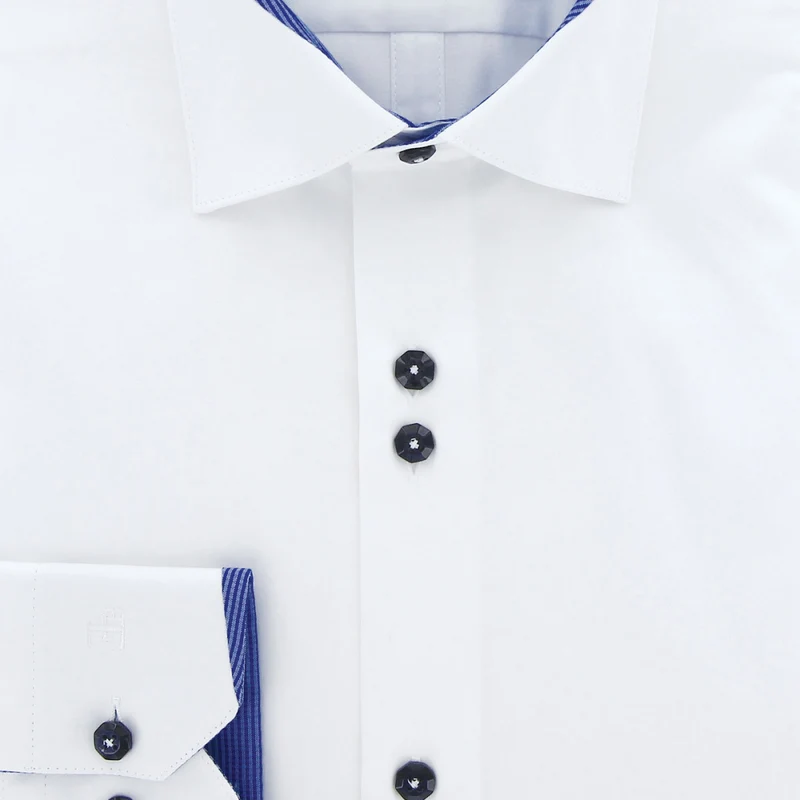 Chemise homme col bicolore coupe cintrée LINDO Emporio balzani