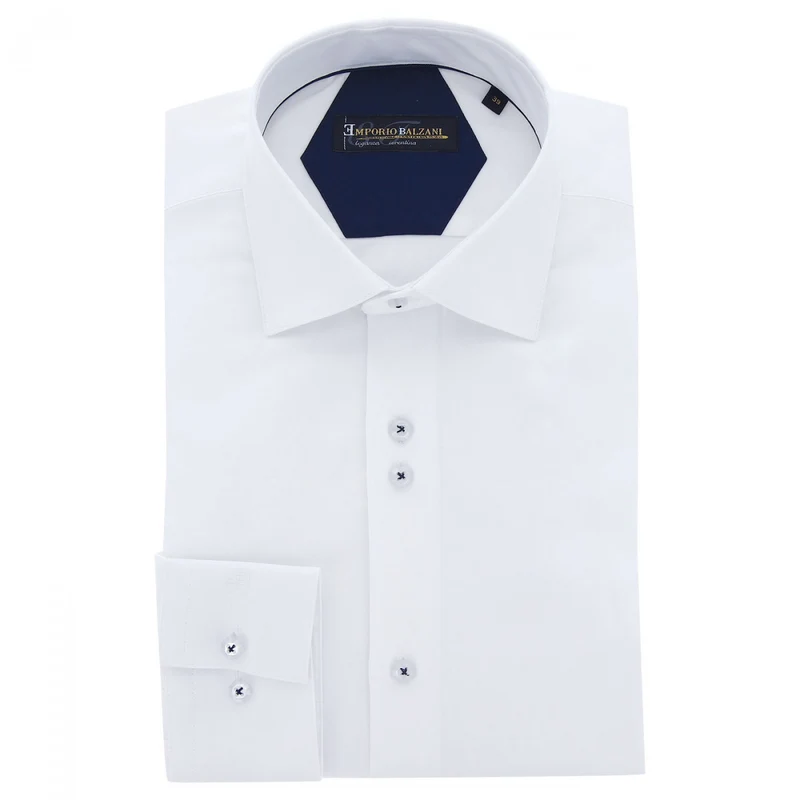 Chemise homme unie coupe droite CLASSIKO Emporio balzani