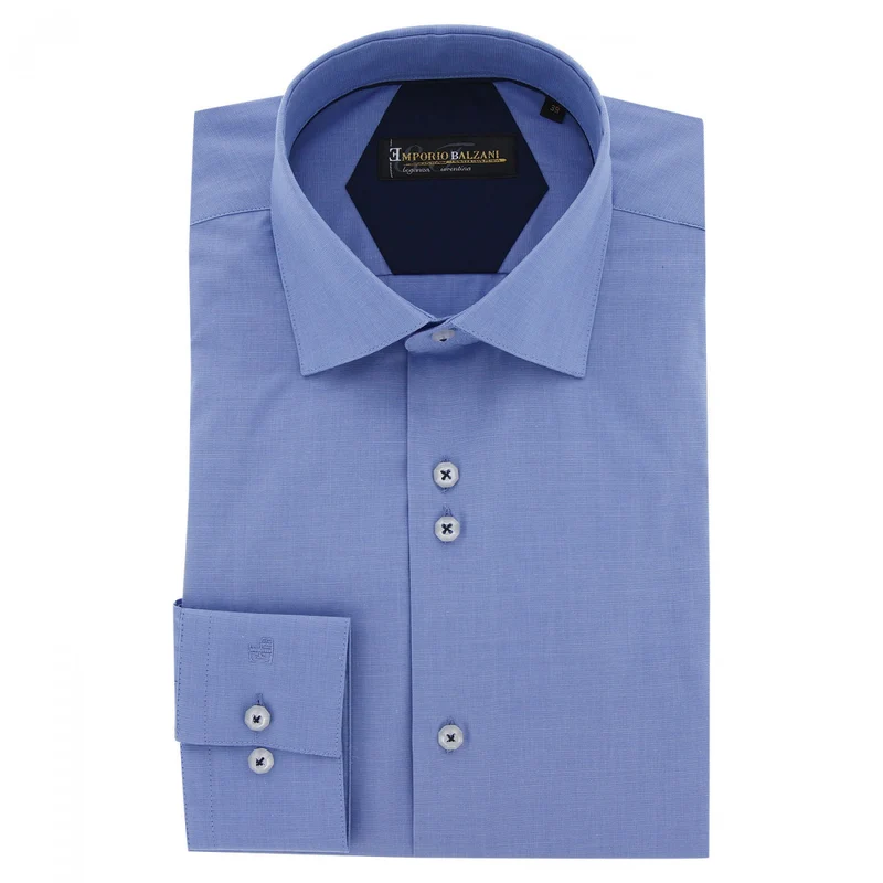 Chemise homme unie coupe droite CLASSIKO Emporio balzani