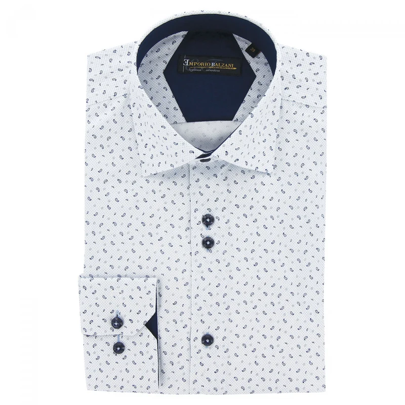 Chemise homme imprimée coupe droite STAMPA2 Emporio balzani