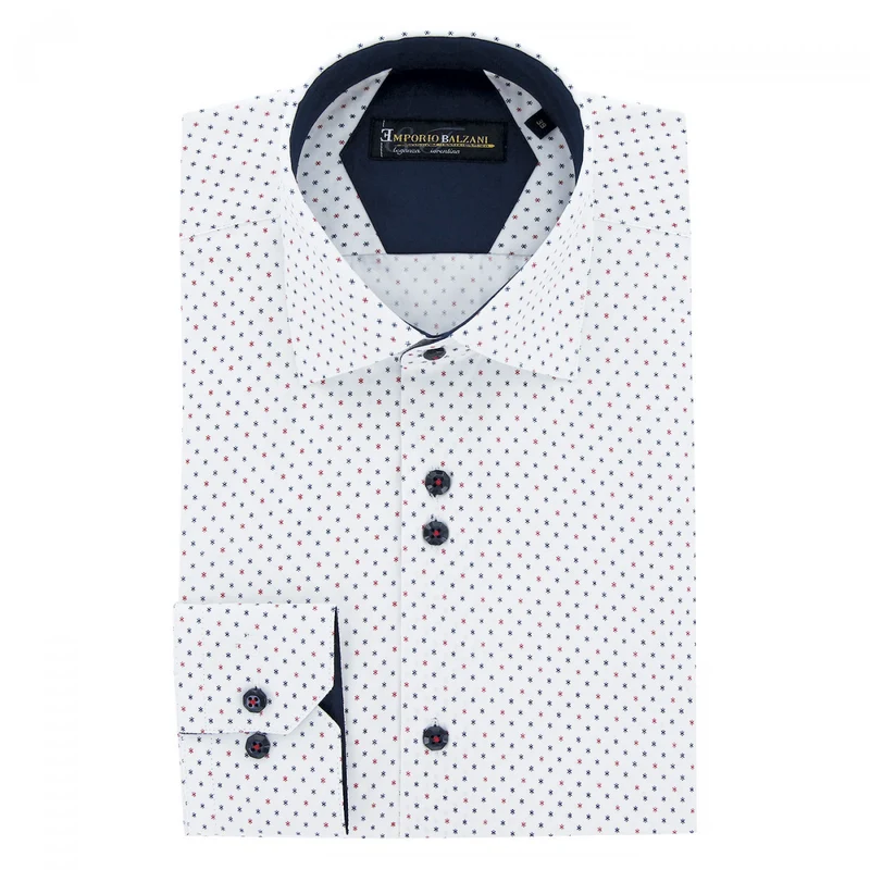 Chemise homme imprimée coupe droite STAMPA3 Emporio balzani