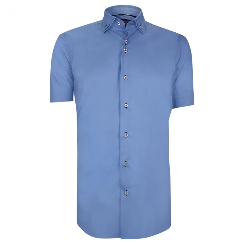 Chemisette homme double col coupe cintrée DIOBLO Emporio balzani