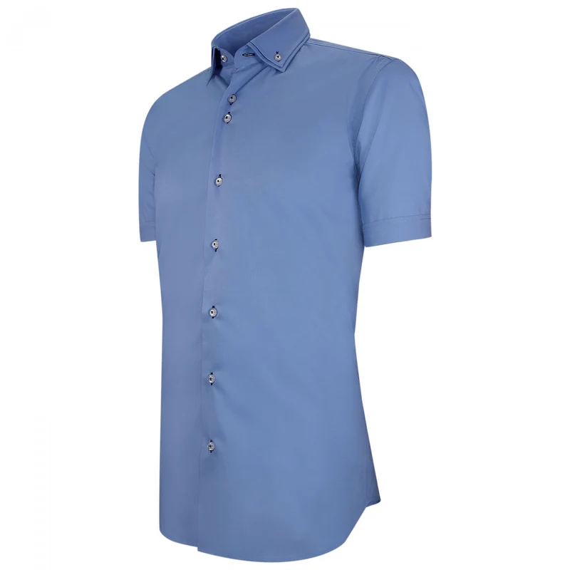 Chemisette homme double col coupe cintrée DIOBLO Emporio balzani