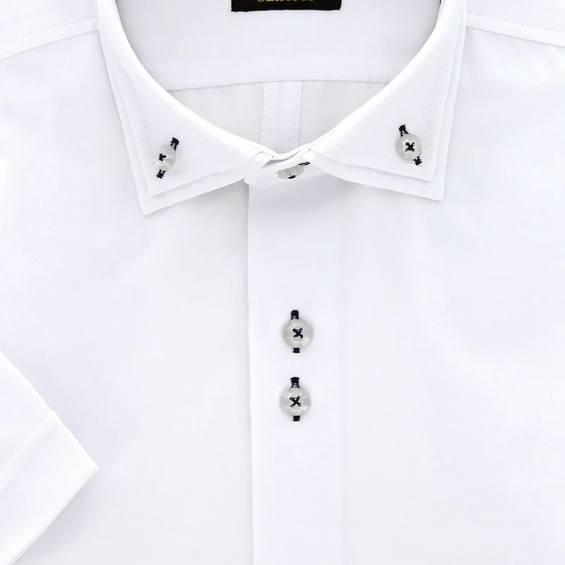 Chemisette homme double col coupe cintrée DIOBLO Emporio balzani
