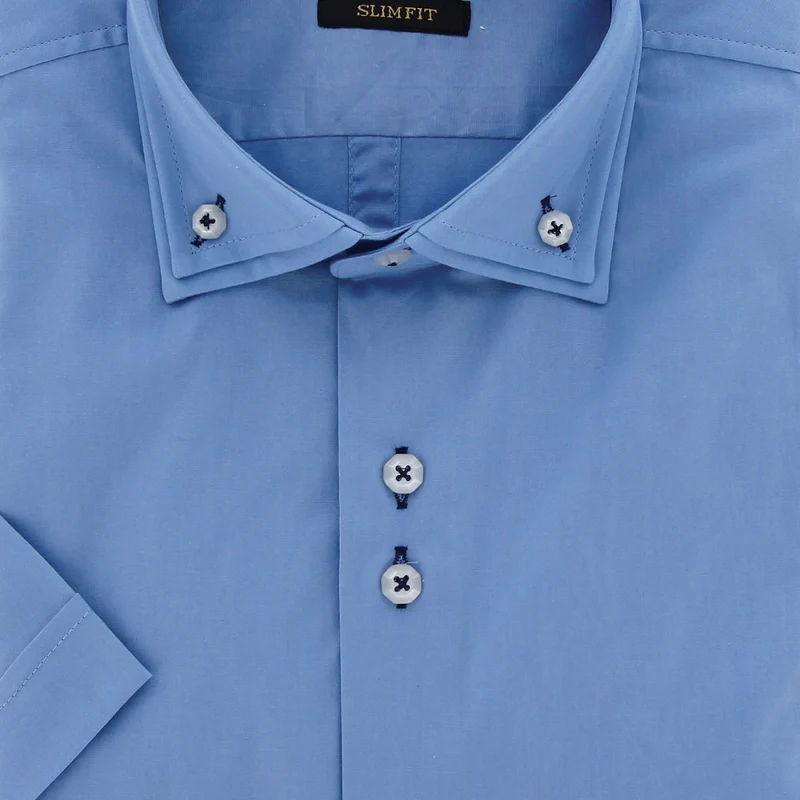 Chemisette homme double col coupe cintrée DIOBLO Emporio balzani