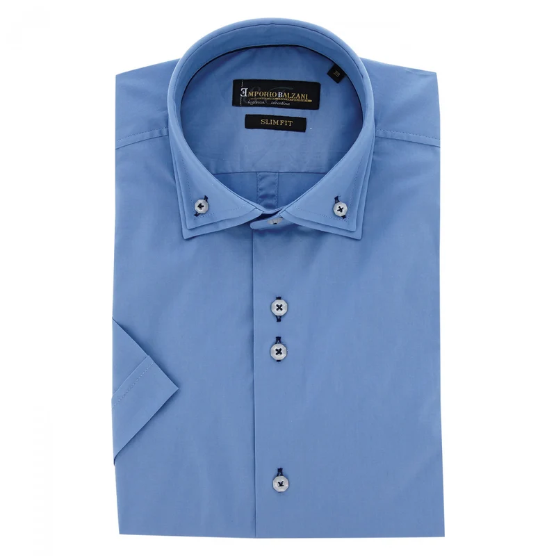 Chemisette homme double col coupe cintrée DIOBLO Emporio balzani