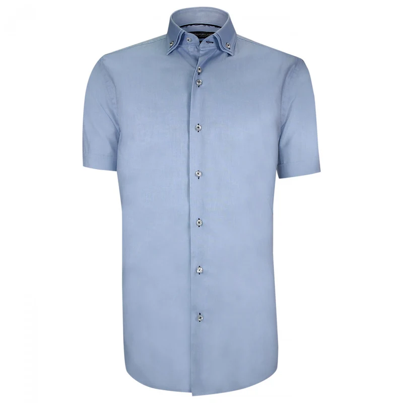 Chemisette homme double col coupe cintrée DIOBLO Emporio balzani