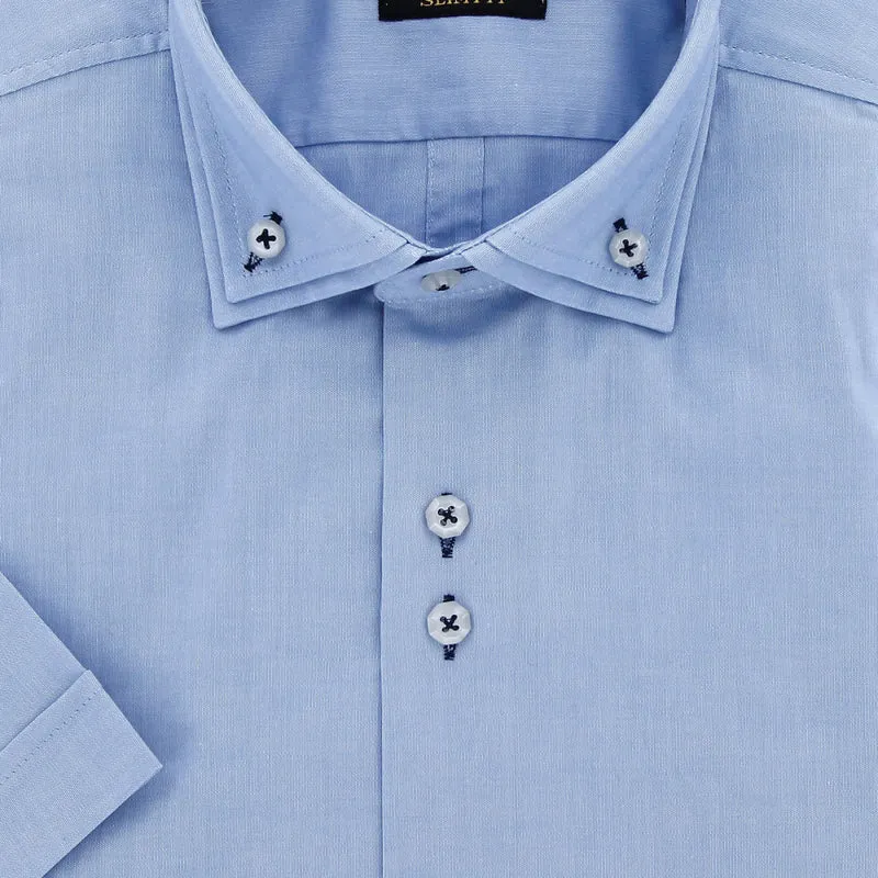 Chemisette homme double col coupe cintrée DIOBLO Emporio balzani