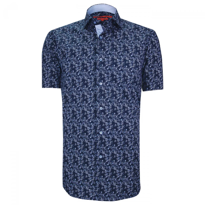 Chemisette homme liberty coupe cintrée MIMOSA Andrew Mac Allister
