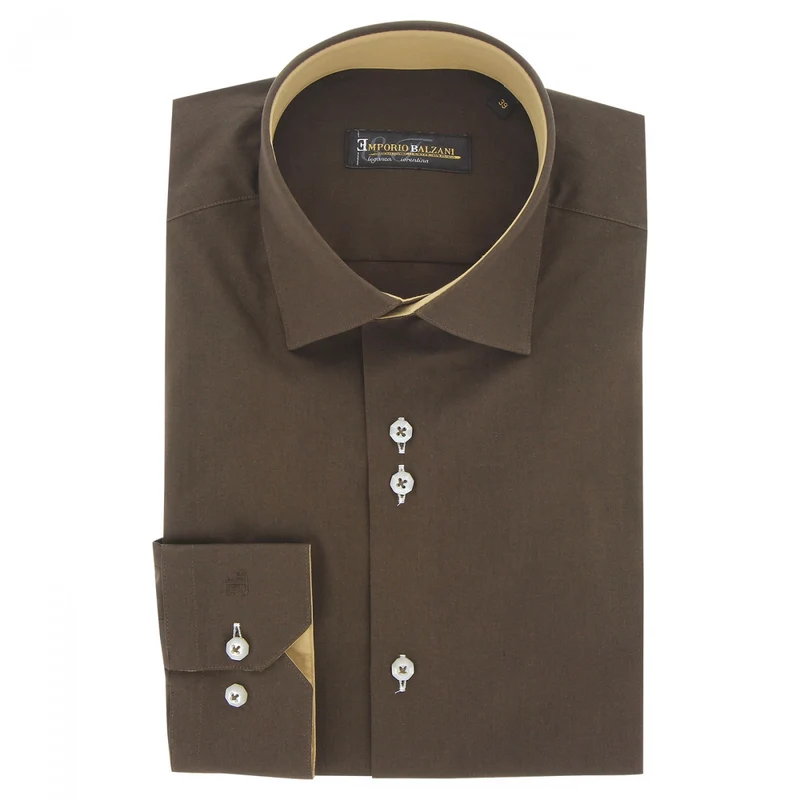 Chemise homme 100% coton coupe droite CLASMA Emporio balzani