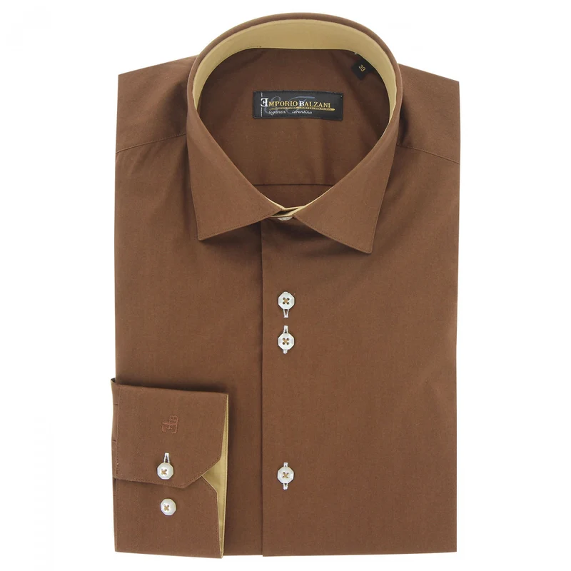 Chemise homme 100% coton coupe droite CLASMA Emporio balzani