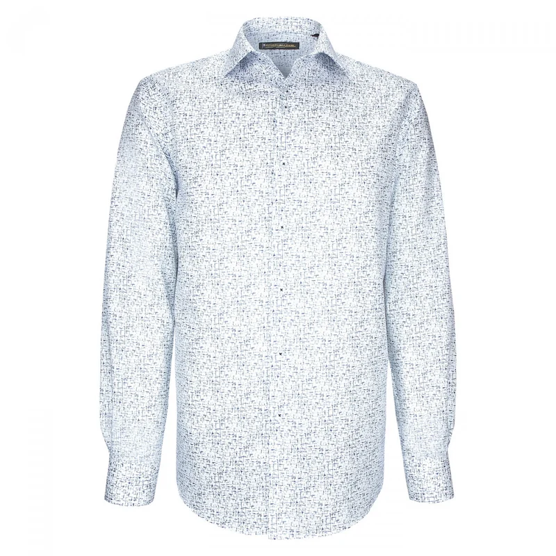 Chemise homme tissu structuré à motifs coupe droite STRUCO Emporio balzani